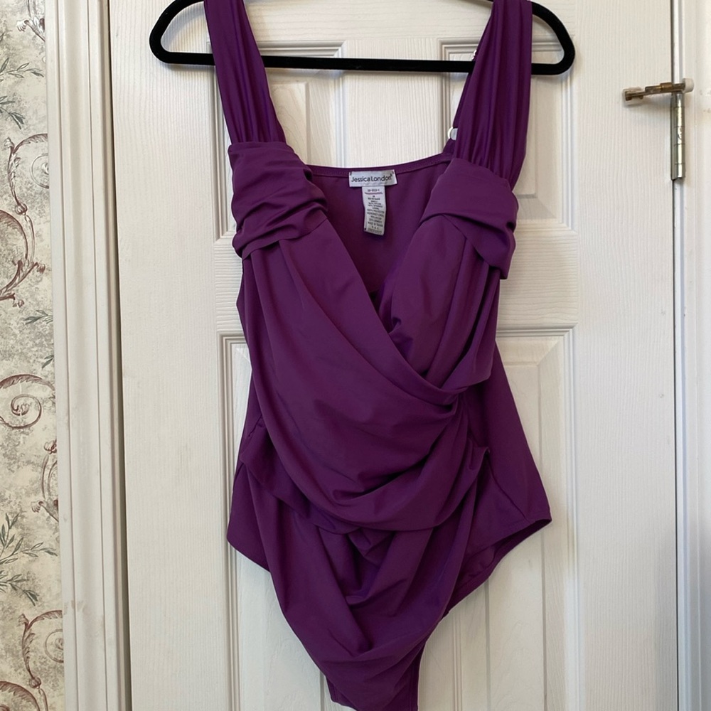 Size 18W Jessica London Purple One Piece Suit